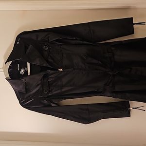 Vintage Ecko Red Women's Black Satin Jumpsuit